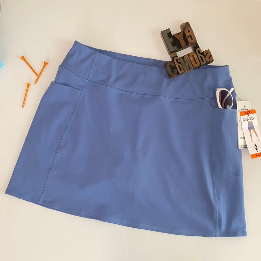 🆕🚶‍♀️SKECHERS ‘GOWALK’ GOFLEX High Waist Skirt with GOFLEX Technology - Picture 2 of 12